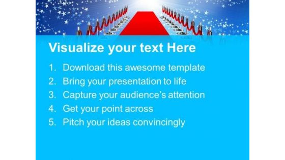 Red Carpet Lifestyle PowerPoint Templates And PowerPoint Themes 0812