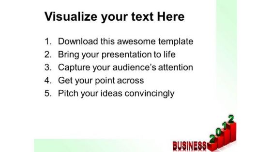 Red Graph 2012 Business PowerPoint Templates And PowerPoint Themes 0512