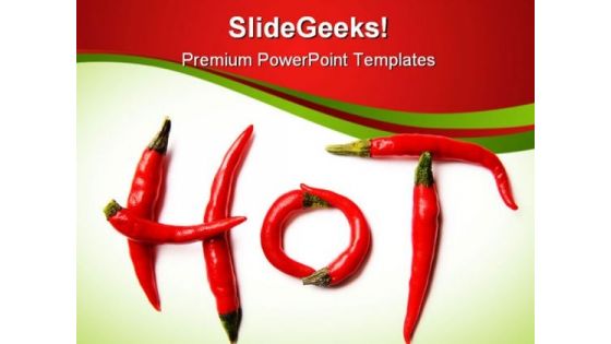 Red Hot Chilli Peppers Food PowerPoint Themes And PowerPoint Slides 0311