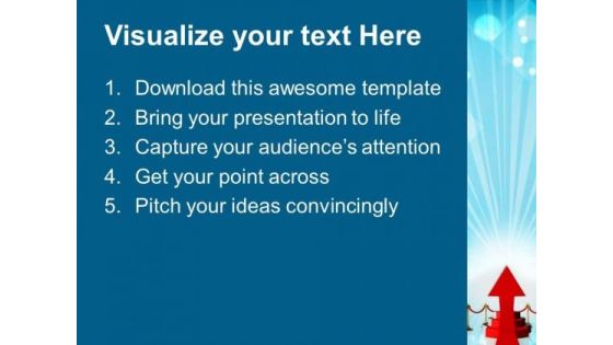 Red Podium Over Shining Bright Background PowerPoint Templates Ppt Backgrounds For Slides 0113