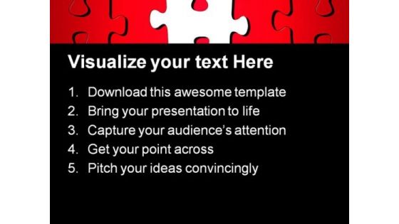 Red Puzzle Background PowerPoint Templates And PowerPoint Backgrounds 0711