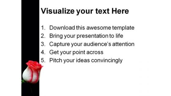 Red Rose Beauty PowerPoint Themes And PowerPoint Slides 0611