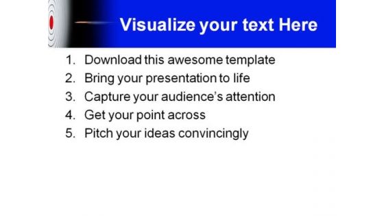 Red Target With Bullet Business PowerPoint Themes And PowerPoint Slides 0811