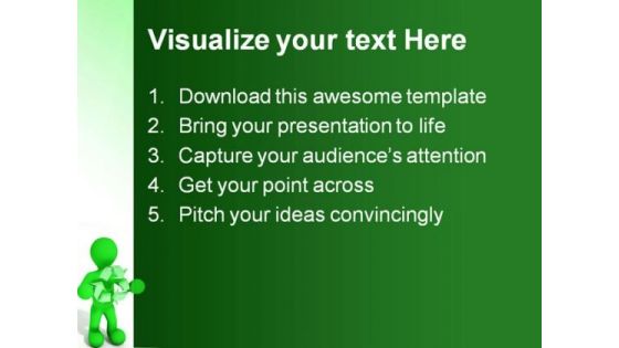 Reduce Reuse Recycle Environment PowerPoint Themes And PowerPoint Slides 0811