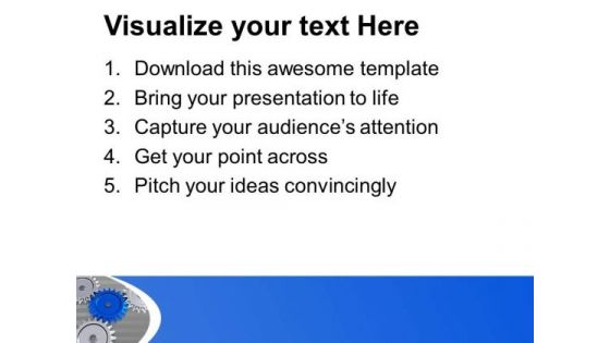 Regulate The Process With Right Gear PowerPoint Templates Ppt Backgrounds For Slides 0713