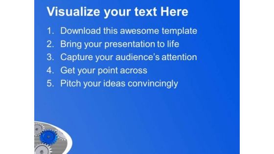 Regulate The Process With Right Gear PowerPoint Templates Ppt Backgrounds For Slides 0713