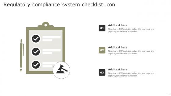 Regulatory Compliance System Ppt Powerpoint Presentation Complete Deck With Slides