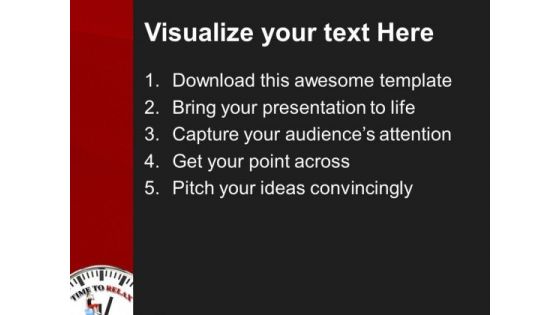 Relax Time For Leisure And Fun PowerPoint Templates Ppt Backgrounds For Slides 0313