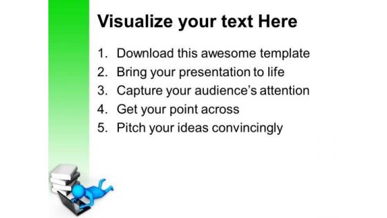 Replace Books With Online Study Material PowerPoint Templates Ppt Backgrounds For Slides 0713