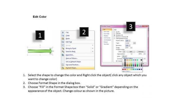 Representation Of 4 Steps Using Parallel Arrows Model Business Plans PowerPoint Templates