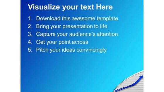 Representation Of Growth And Success PowerPoint Templates Ppt Backgrounds For Slides 0313