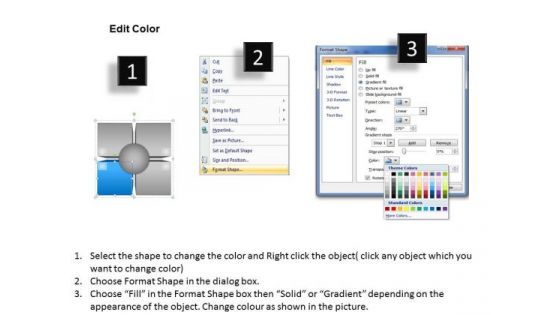 Represented Square Block With 4 Stages Ppt Marketing Business Plan Outline PowerPoint Slides