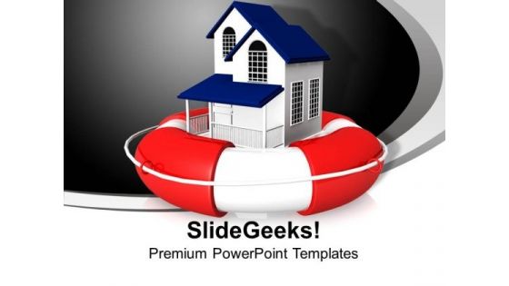 Rescue Real Estate PowerPoint Templates And PowerPoint Themes 1012