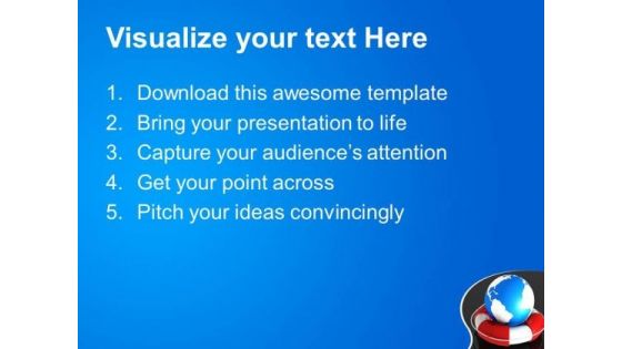 Rescue The Earth Globe PowerPoint Templates And PowerPoint Themes 0712