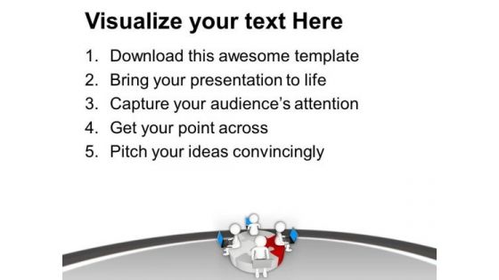 Resolve Business Issues With Team Efforts PowerPoint Templates Ppt Backgrounds For Slides 0613