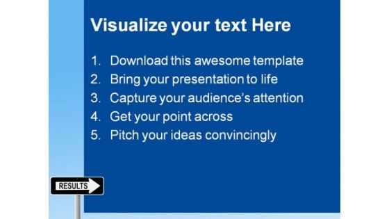 Results Business PowerPoint Templates And PowerPoint Backgrounds 0911