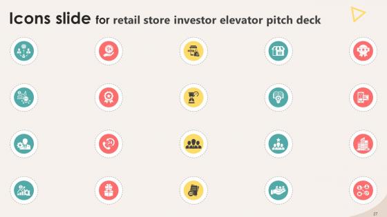 Retail Store Investor Elevator Pitch Deck Ppt Template