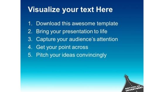Return On Investment Concept Of Investment PowerPoint Templates Ppt Backgrounds For Slides 0513