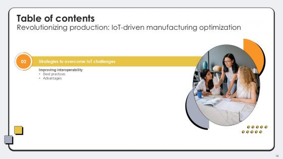 Revolutionizing Production IoT Driven Manufacturing Optimization Ppt Slide