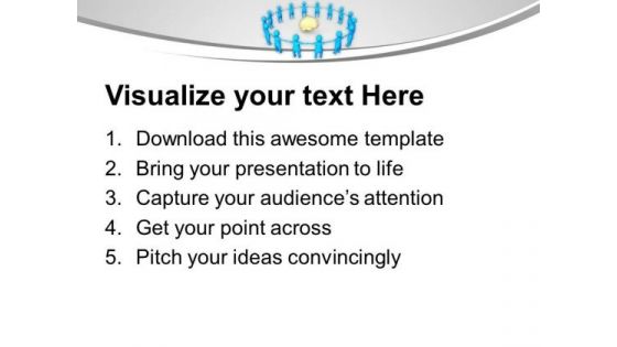Revolve Around The New Business Ideas PowerPoint Templates Ppt Backgrounds For Slides 0713