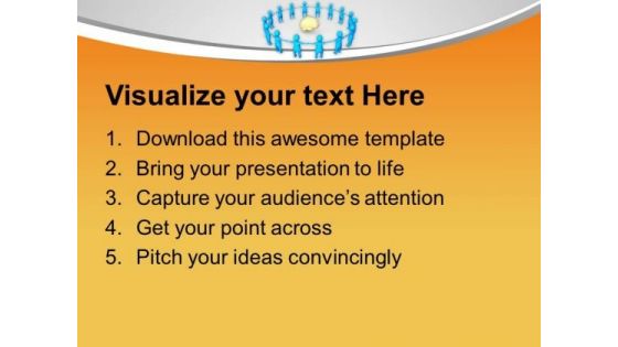 Revolve Around The New Business Ideas PowerPoint Templates Ppt Backgrounds For Slides 0713