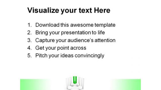 Right Door Leadership PowerPoint Themes And PowerPoint Slides 0811