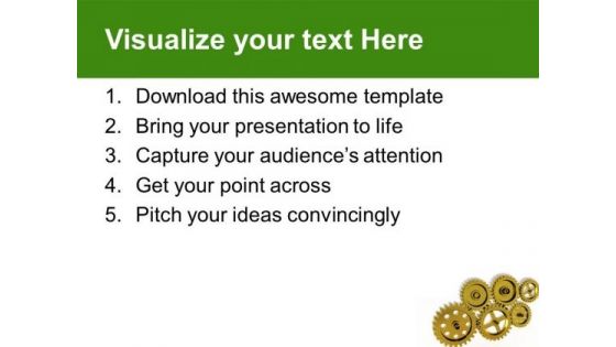Right Gears Are Important For Financial Problem PowerPoint Templates Ppt Backgrounds For Slides 0713