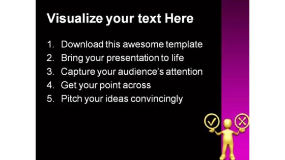 Right Or Wrong Business PowerPoint Backgrounds And Templates 1210