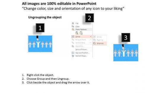 Right Selection For Business Team PowerPoint Template