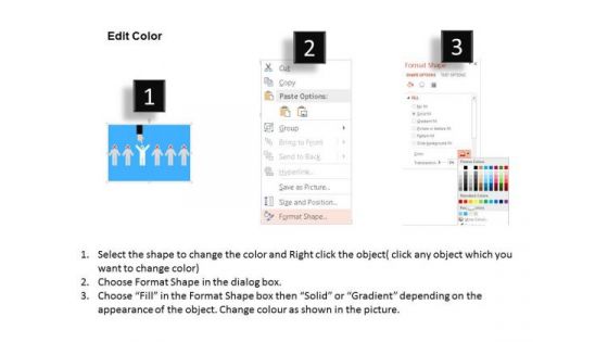 Right Selection For Business Team PowerPoint Template