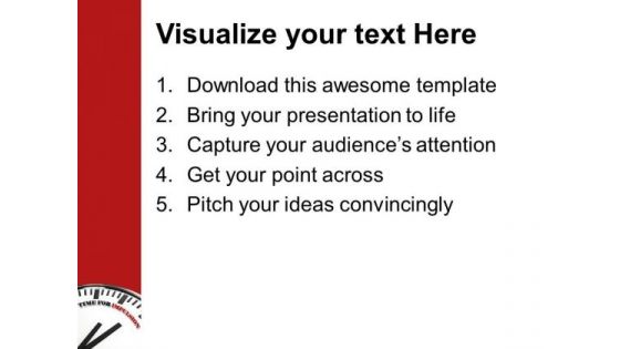 Right Time For Impulsion PowerPoint Templates Ppt Backgrounds For Slides 0413