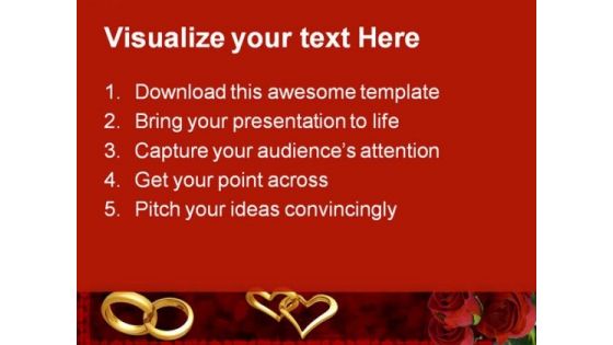 Rings Wedding PowerPoint Templates And PowerPoint Backgrounds 0811