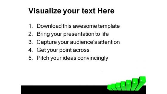 Rising Graph Business PowerPoint Backgrounds And Templates 1210