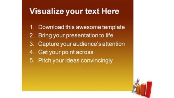 Rising Graph Business PowerPoint Themes And PowerPoint Slides 0911