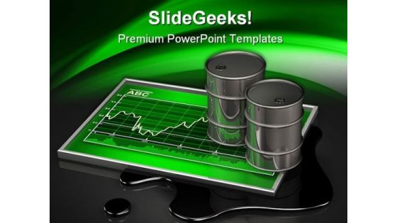 Rising Oil Prices Industrial PowerPoint Themes And PowerPoint Slides 0211