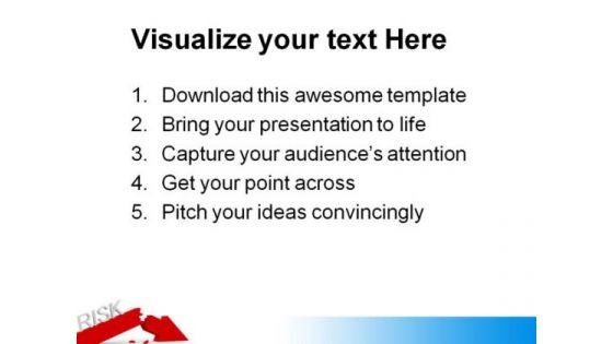 Risk Finance PowerPoint Themes And PowerPoint Slides 0811