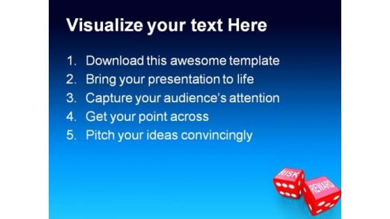 Risk Reward Finance PowerPoint Backgrounds And Templates 1210
