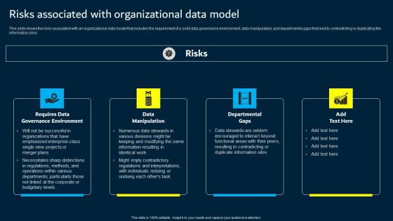 Risks Associated With Organizational Data Model Data Custodianship Formats Pdf