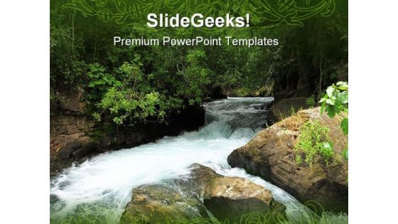 River Nature PowerPoint Backgrounds And Templates 0111