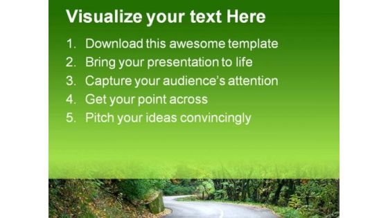 Road Travel PowerPoint Templates And PowerPoint Backgrounds 0311