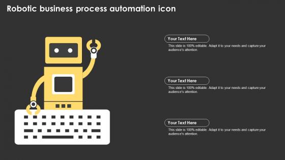 Robotic Business Process Automation Icon Introduction Pdf