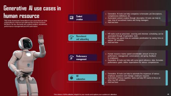 Role Of Generative AI Tools Across Various Industries Complete Deck