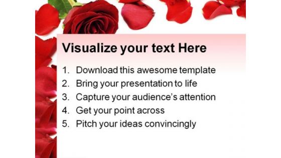 Rose Border Beauty PowerPoint Themes And PowerPoint Slides 0711