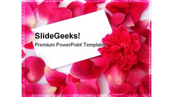 Rose Petals Beauty PowerPoint Templates And PowerPoint Backgrounds 0311