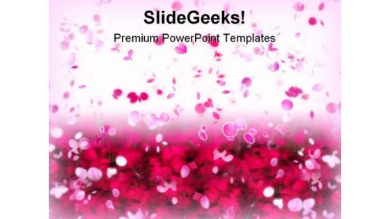 Rose Petals Beauty PowerPoint Templates And PowerPoint Backgrounds 0711