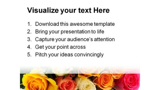 Roses Beauty PowerPoint Themes And PowerPoint Slides 0411