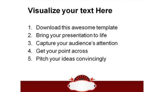 Roulette Neon Sports PowerPoint Themes And PowerPoint Slides 0711