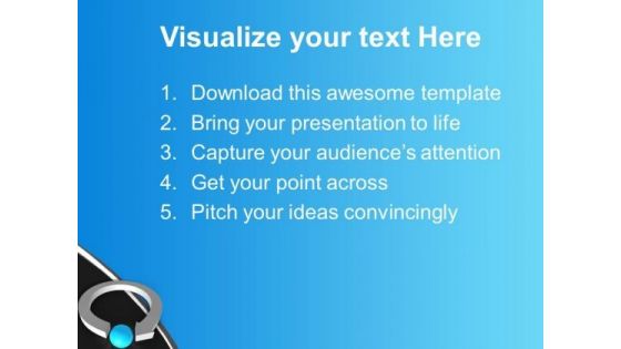Round Arrow With Blue Ball PowerPoint Templates Ppt Backgrounds For Slides 1212