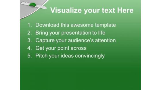 Row Of Puzzle Pieces PowerPoint Templates Ppt Backgrounds For Slides 1212