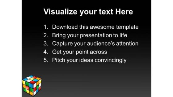 Rubikcube Game PowerPoint Templates And PowerPoint Themes 0312